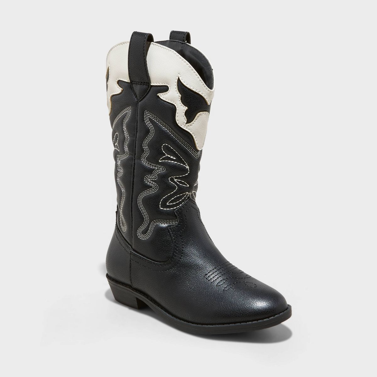 Girls' Bri Western Boots - Cat & Jack™ Black | Target