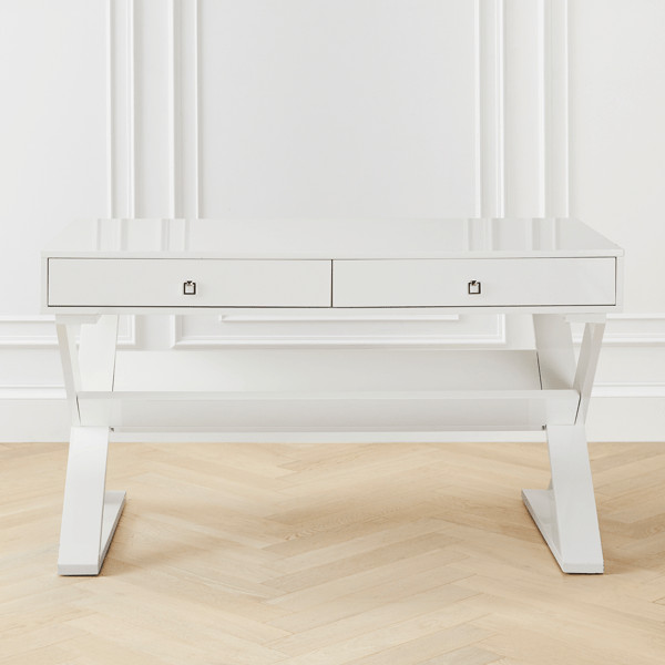 Jett Desk - White Lacquer | Z Gallerie