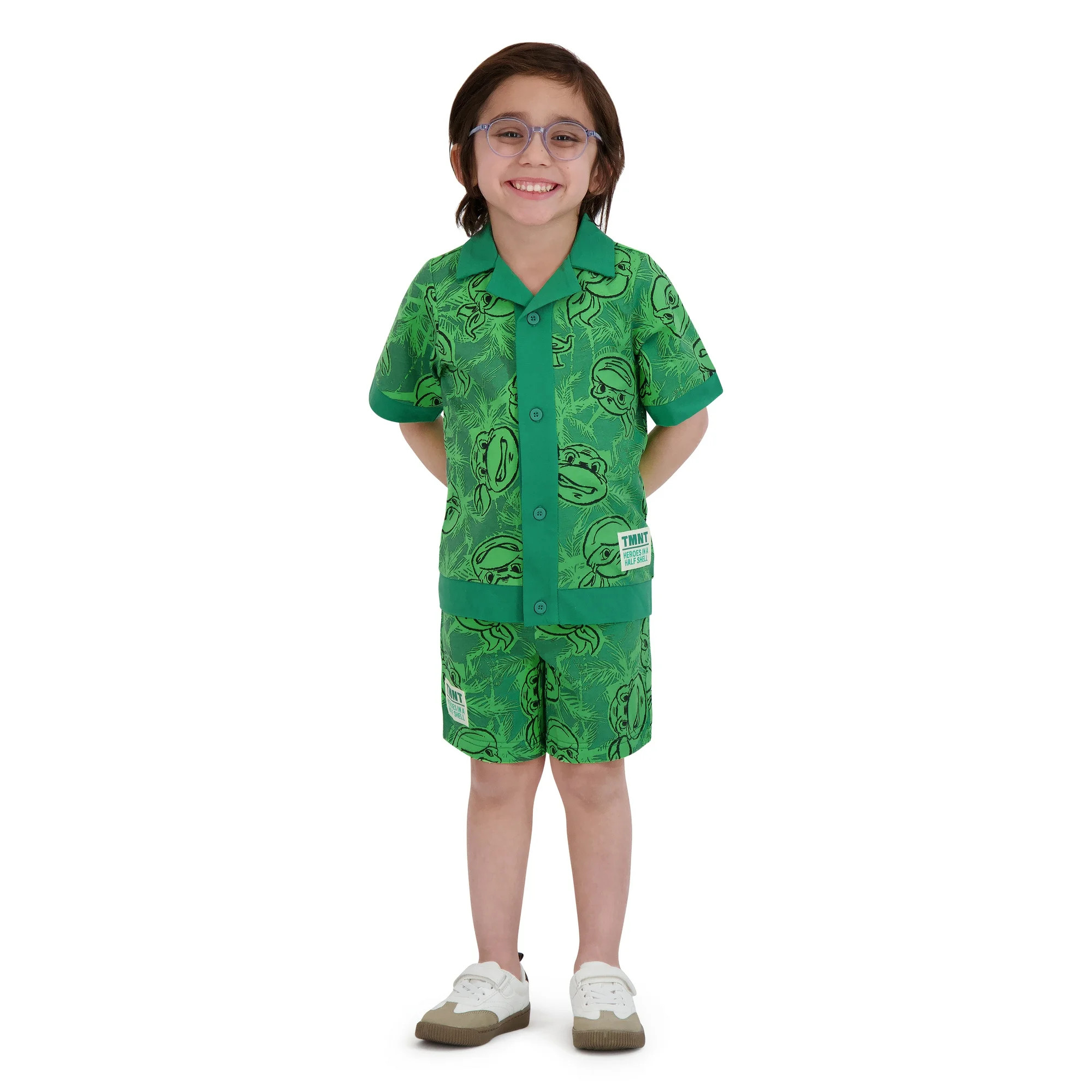 TMNT Toddler Boy Resort Short Set, Sizes 12 Months-5T | Walmart (US)