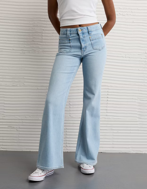 AE Stretch High-Waisted Flare Jean | American Eagle Outfitters (US & CA)