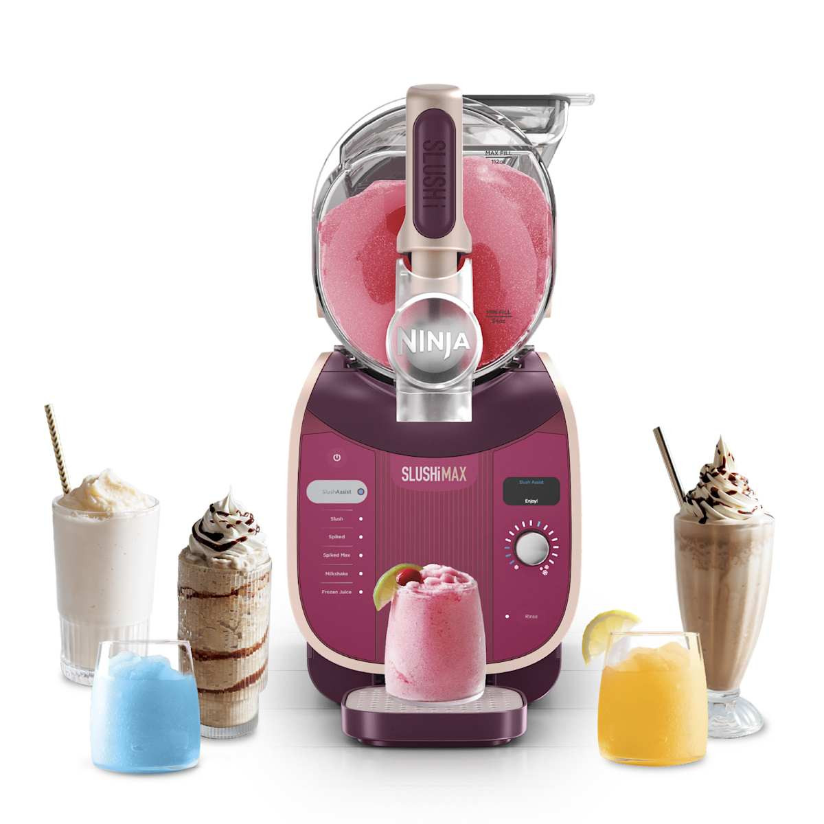 Ninja SLUSHi MAX Slushie Machine in Blood Orange, 12& Servings in Blood Orange | FS605OR | SharkNinja | SharkNinja