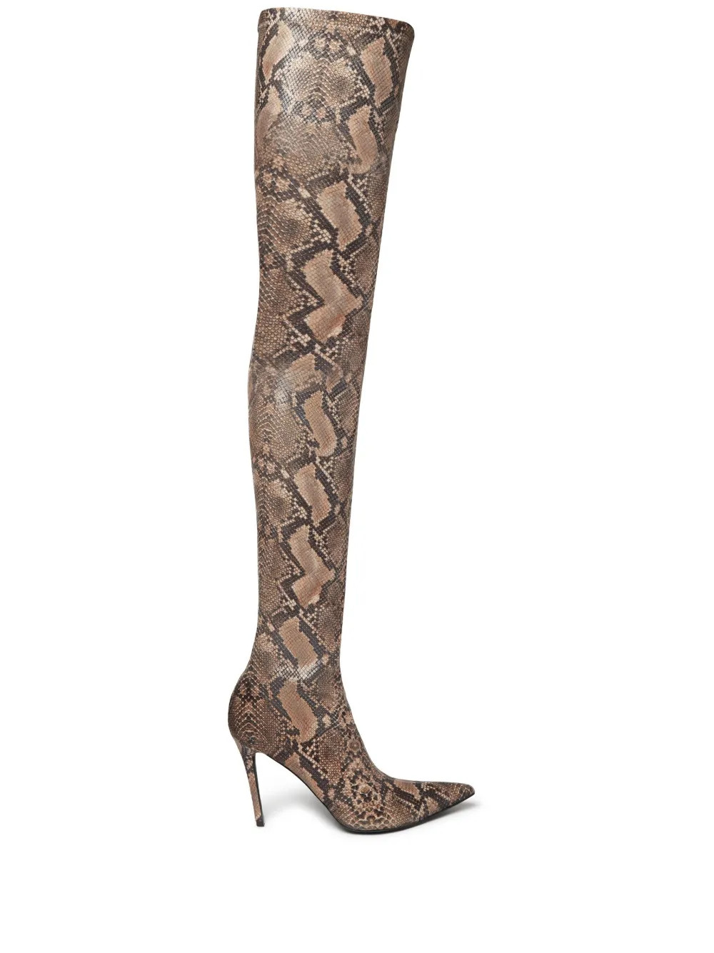 Stella McCartney Stella Iconic python-print Boots - Farfetch | Farfetch Global