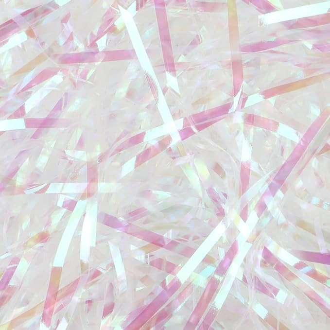 BoxSkivra 4 OZ Iridescent Crinkle Paper Shredded Paper for Gift baskets Filler Paper Shred for Gi... | Amazon (US)
