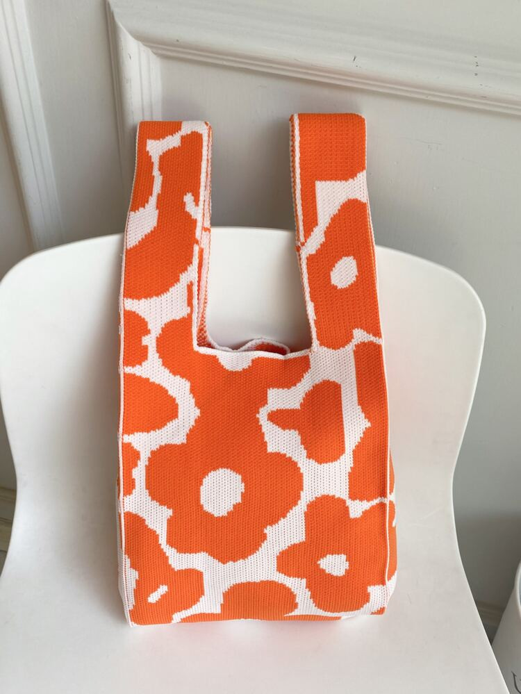 Floral Pattern Crochet Bag | SHEIN