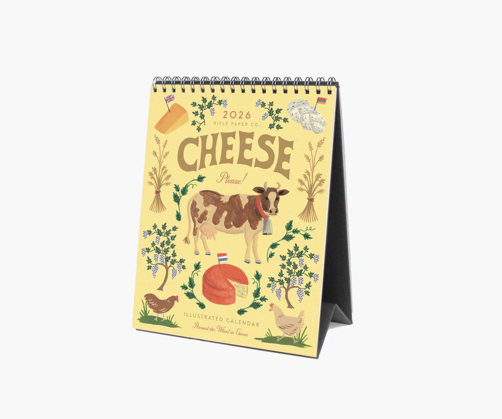 2026 Desk Calendar - Cheese | Rifle Paper Co.