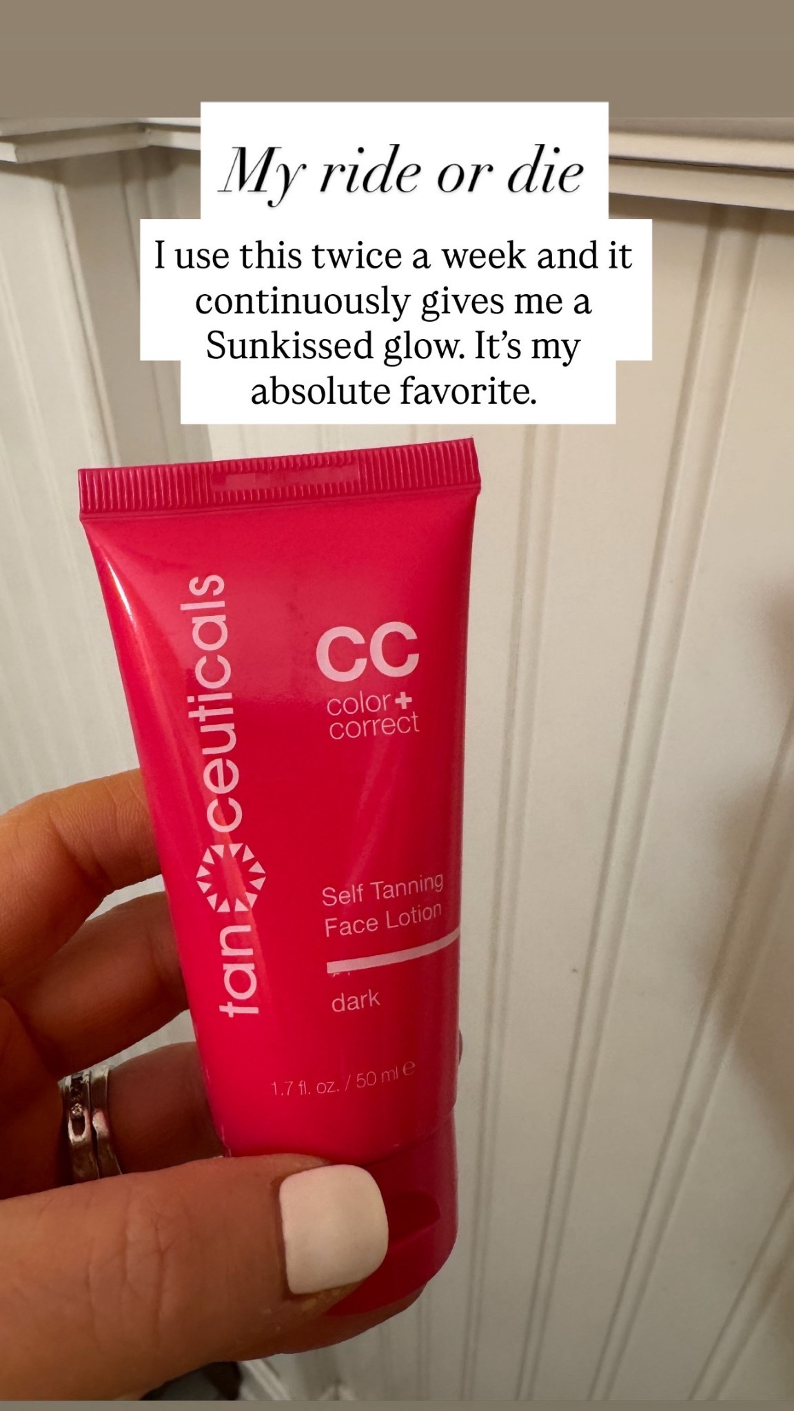 This is myself, Tanner ride or die. I use this twice a week on my face and it’s just the best!