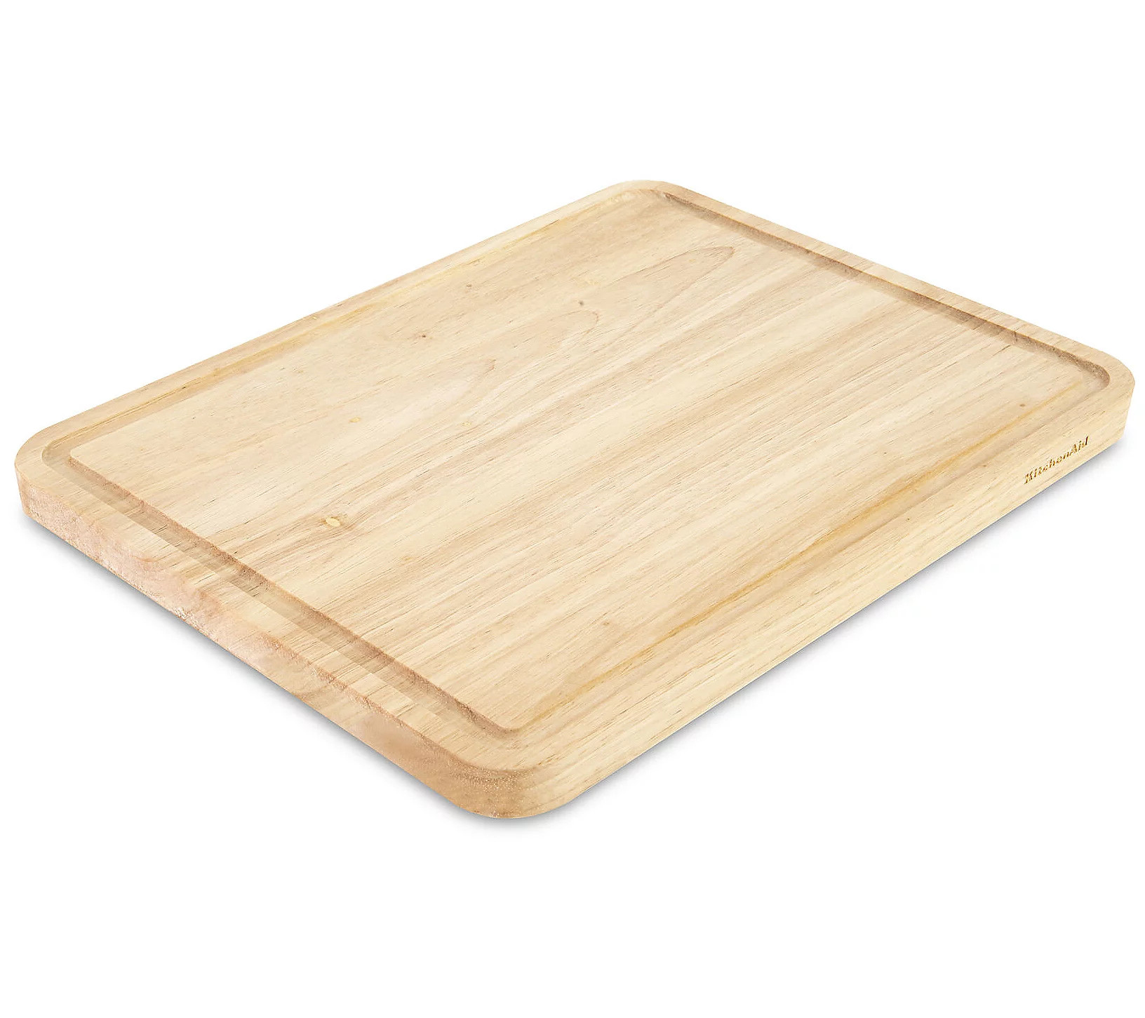 KitchenAid Classic 11"" x 14"" Rubberwood Cutting Board | QVC