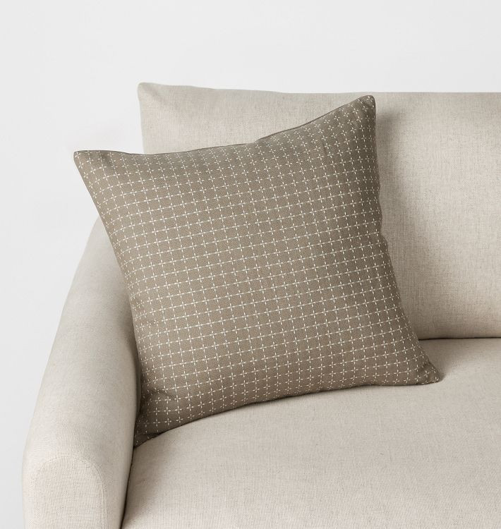 Woven Dobby Cross Stitch Pillow Cover | Rejuvenation