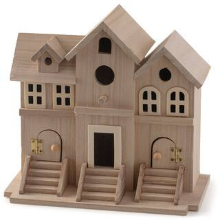9.5" Brownstone Wood Birdhouse by Make Market® | Michaels Stores