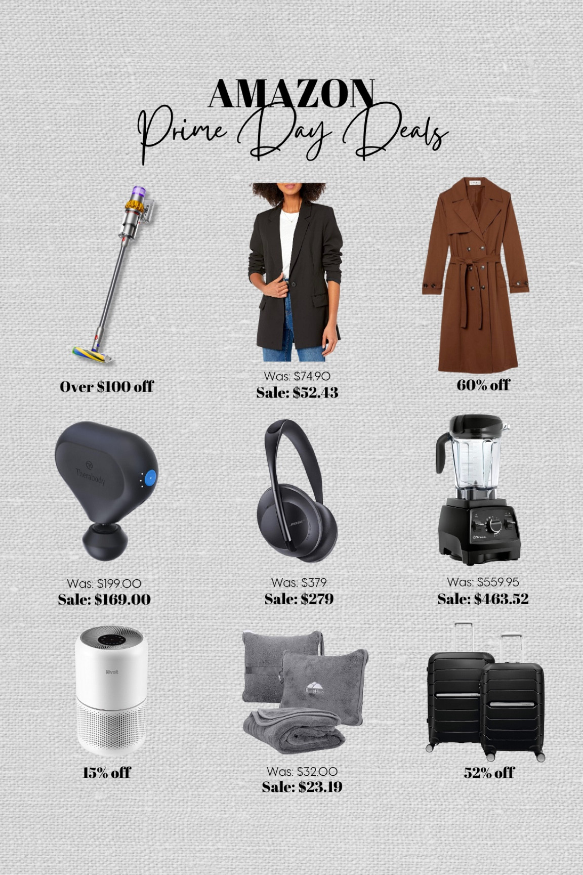 Sharing my some of my top prime day selects! I own most of these items and highly recommend them 

#LTKxPrime #LTKsalealert