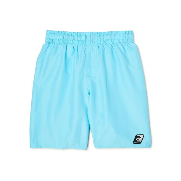 Laguna Boys’ Solid Swim Trunks with Back Pocket, Sizes 8-20 - Walmart.com | Walmart (US)