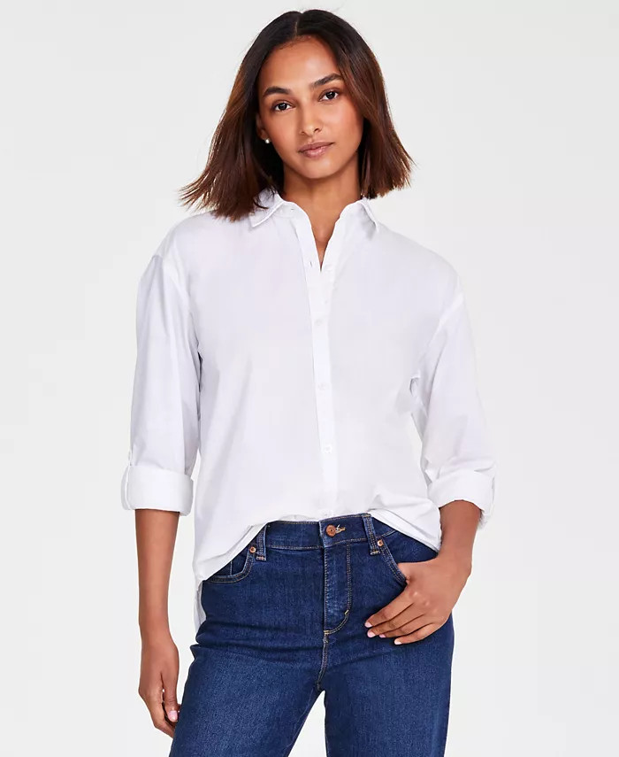 Women's Amanda Button-Front Shirt | Macy's