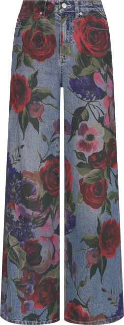 Women's High-Rise Wide-Leg Jeans | Macy's