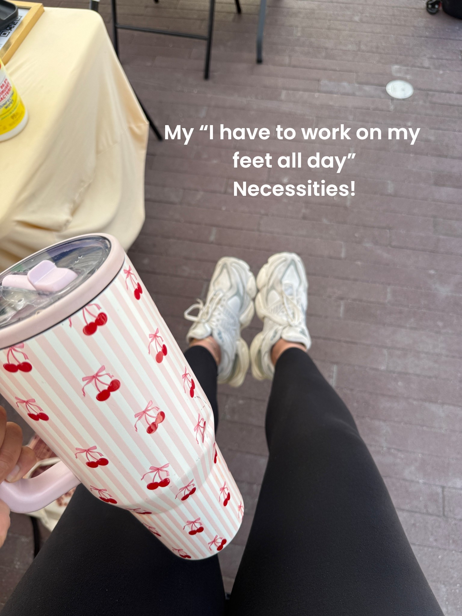 As a permanent jewelry artist, hydration and comfort is a MUST! Here’s everything I always have with me for events, travel, etc!!
 
•Hydrojug, New Balances, Grecell Generator, a Good Book, my Tripod, First Aid Kit, Portable Fan!  

#LTKActive #LTKmomlife #LTKdayinmylife