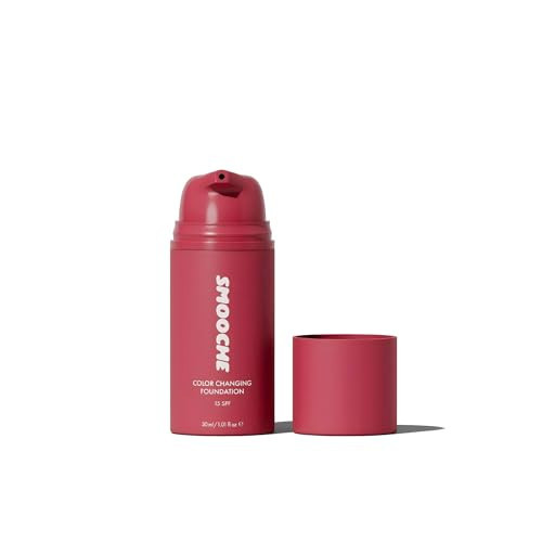 Smooche Color Changing Foundation - Skin Tone Adapting Liquid Foundation for Women, Self Adjusting Natural Finish, Blurs Imperfections & Fine Lines, SPF 15, All Skin Types, 1.01 Fl Oz | Amazon (US)