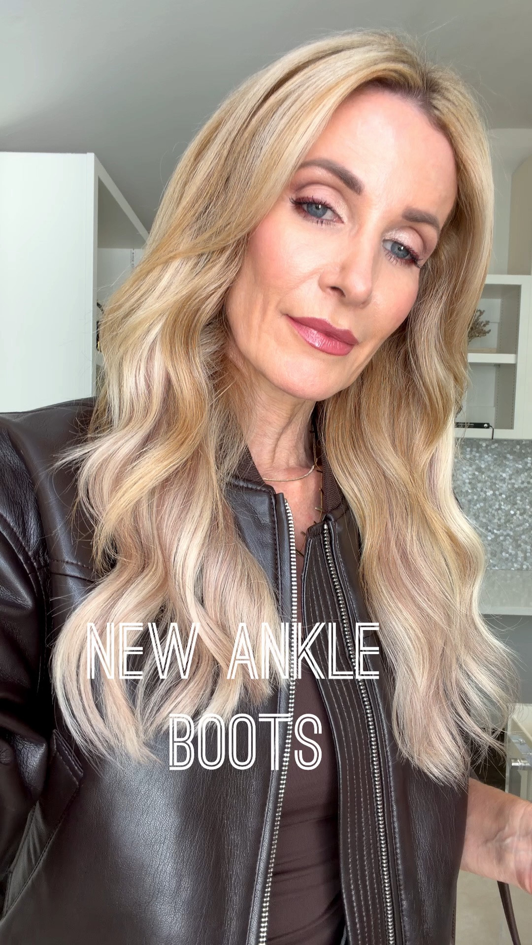 Zebra ankle booties are the statement shoe every fall wardrobe needs! I styled this bold neutral with a sleek leather jacket and relaxed denim for an elevated jeans outfit with just the right amount of edge. I’m wearing an XS in the jacket and a size 24 in the jeans. #LTKShoeCrush #LTKStyleTip

#LTKOver40 

 