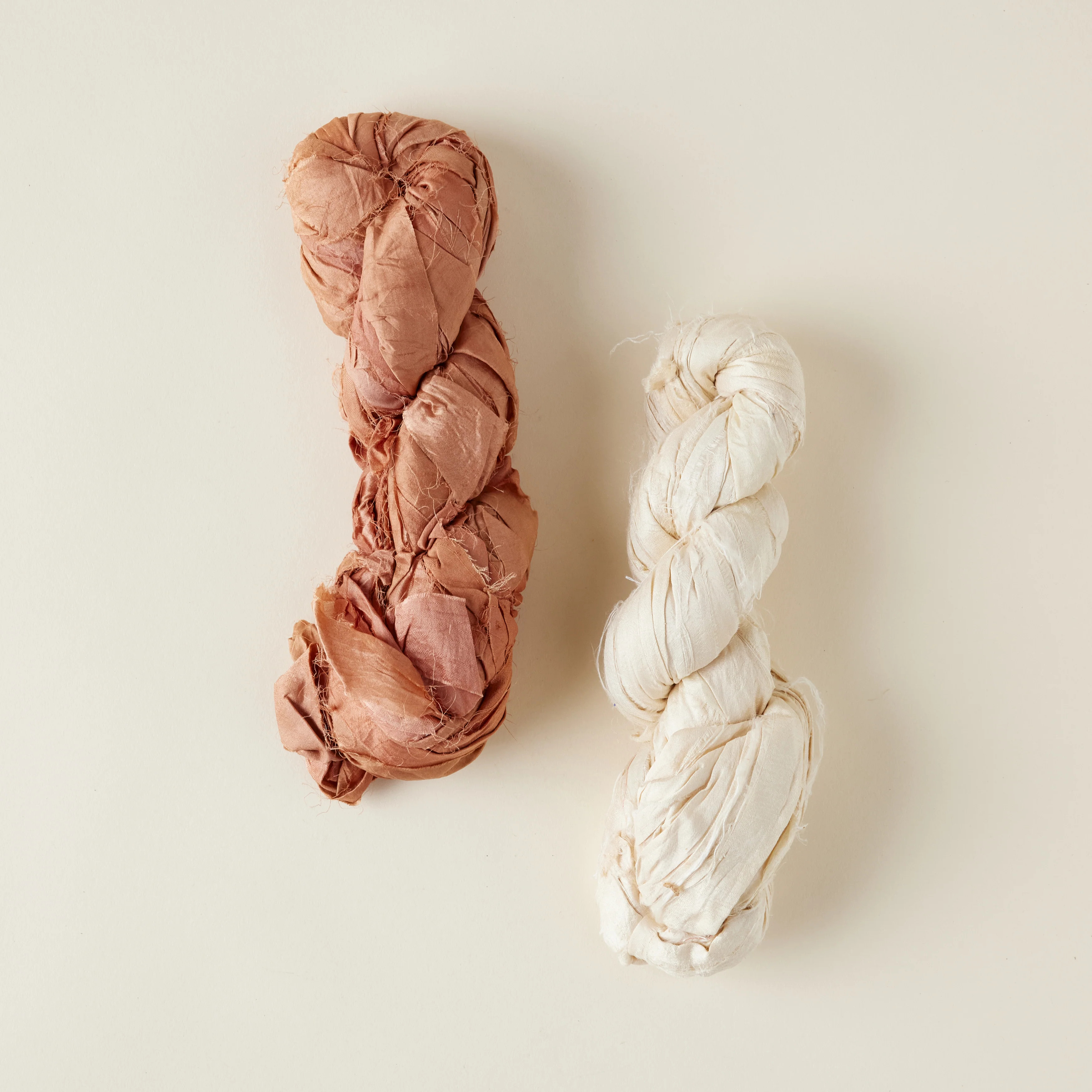 Recycled Torn Silk Ribbon | Kate Marker Home