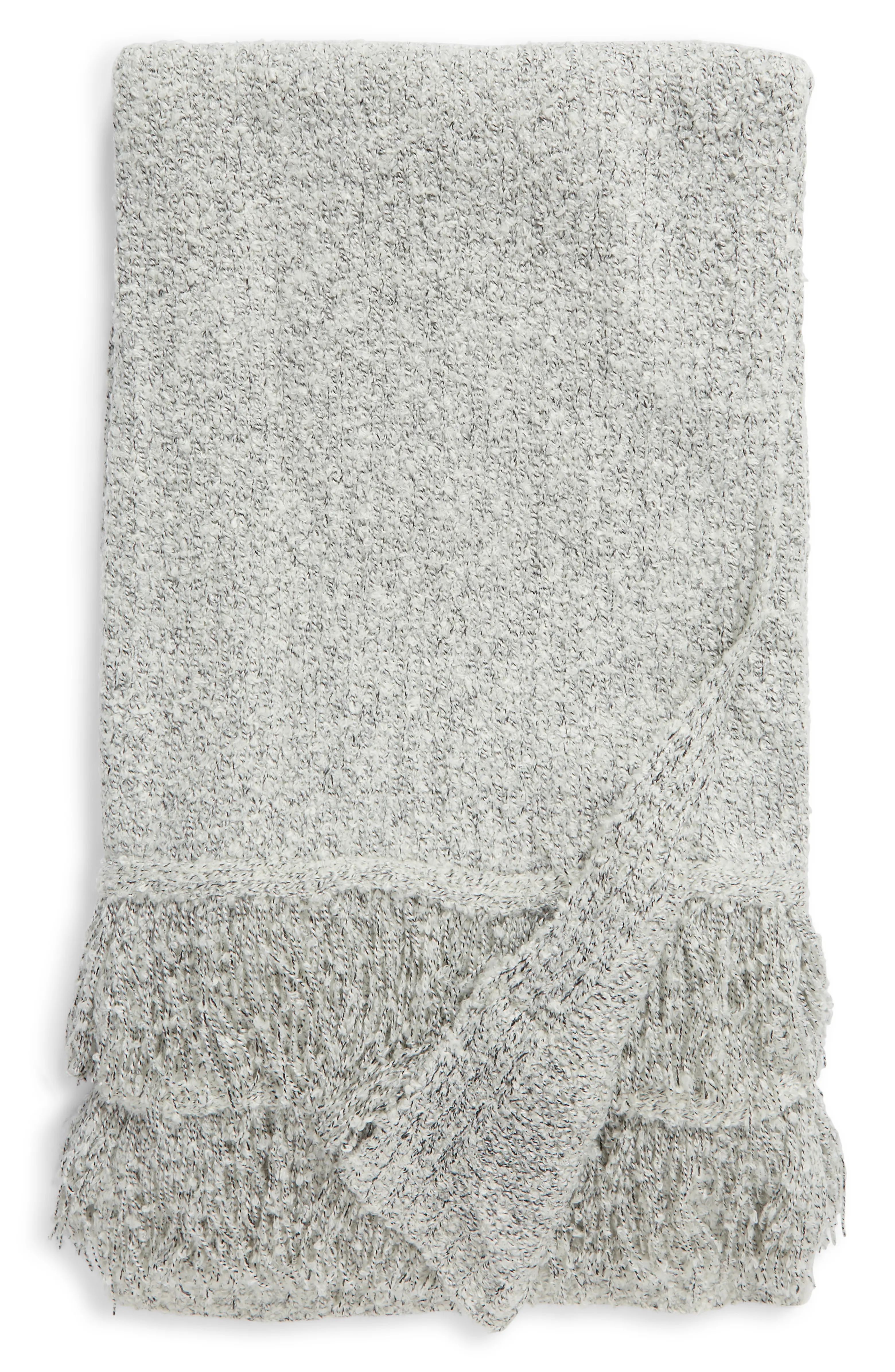 Fringe Speckle Knit Throw Blanket | Nordstrom