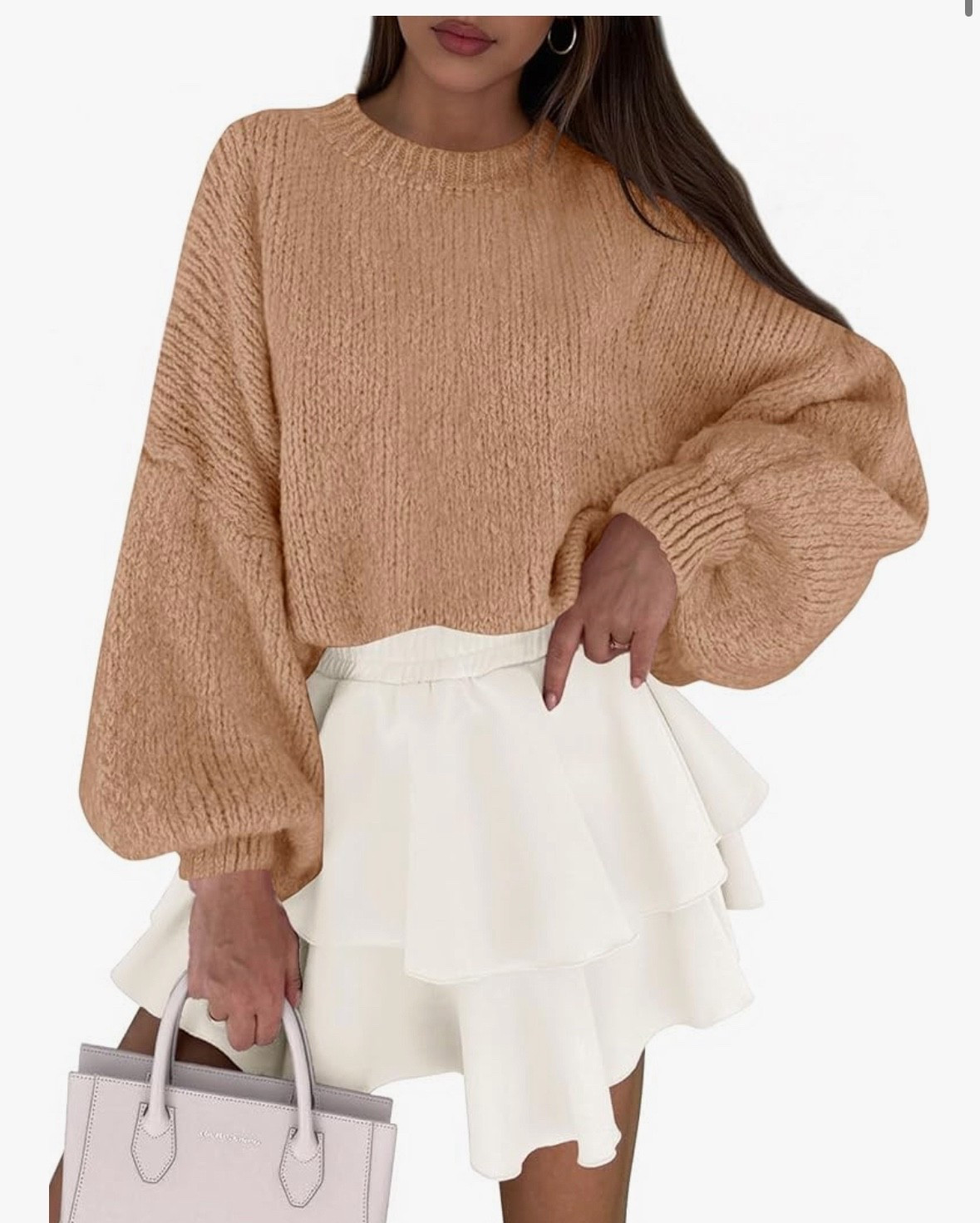 Cozy fall sweater with a balloon sleeve, easy to throw and go! 

#LTKStyleTip #LTKFindsUnder50 #LTKSeasonal