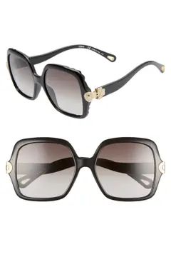 Vera 55mm Square Sunglasses | Nordstrom