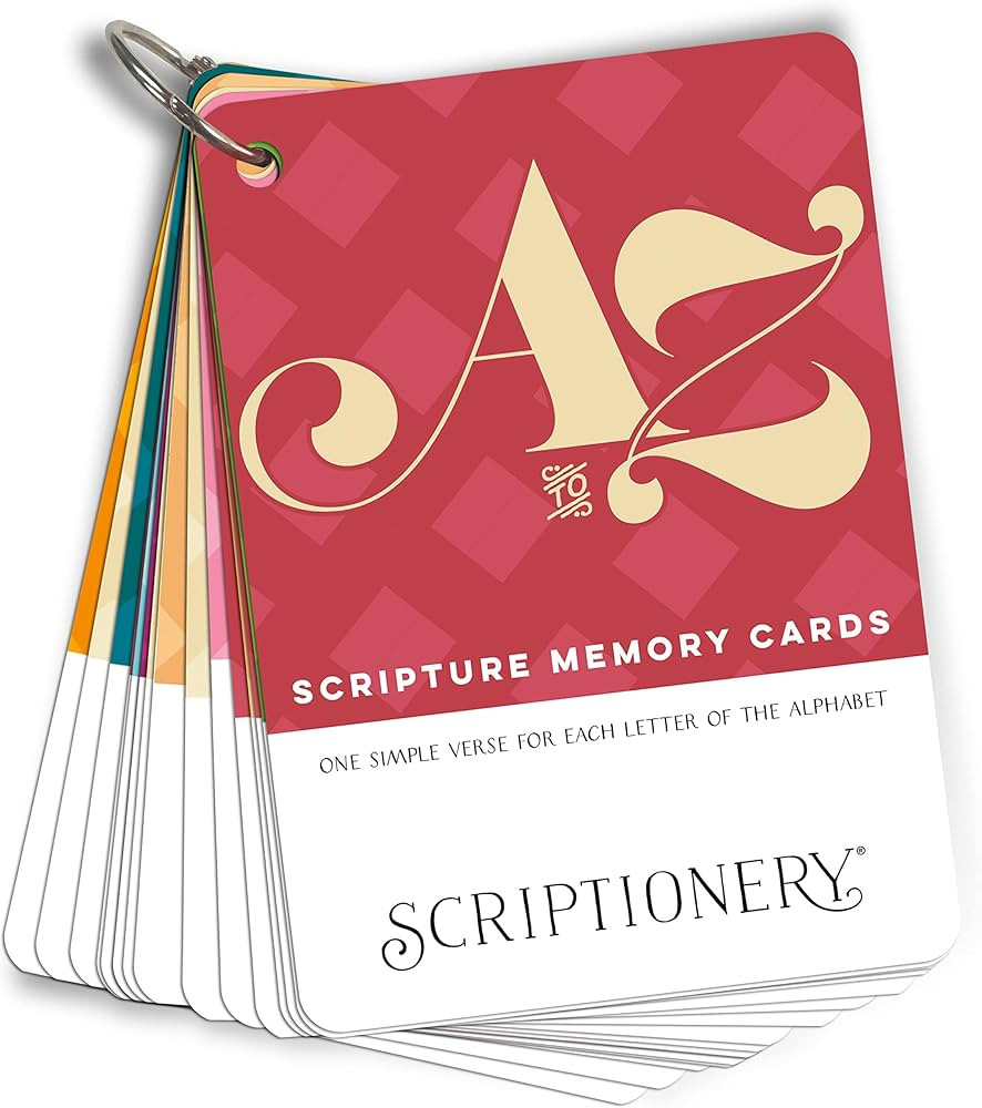 ABC Bible Verse Cards for Children and Adults — Scripture Memory Cards for Christian Easter Bas... | Amazon (US)