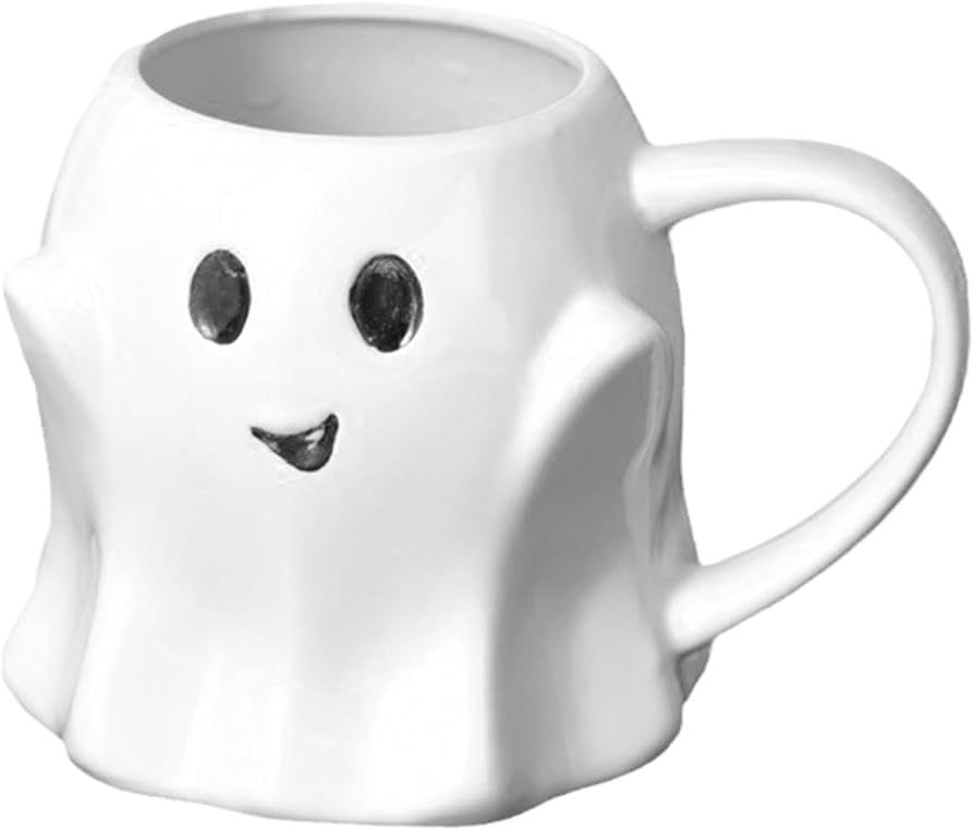 Halloween Coffee Cup, Cute Ceramic Ghostface Mug, Ghost Mug with Gift Box, Halloween Ghostface Mu... | Amazon (CA)