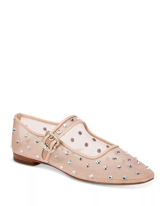 Sam Edelman Women's Michaela Square Toe Gem Embellished Mesh Mary Jane Shoes   Shoes - Bloomingda... | Bloomingdale's (US)