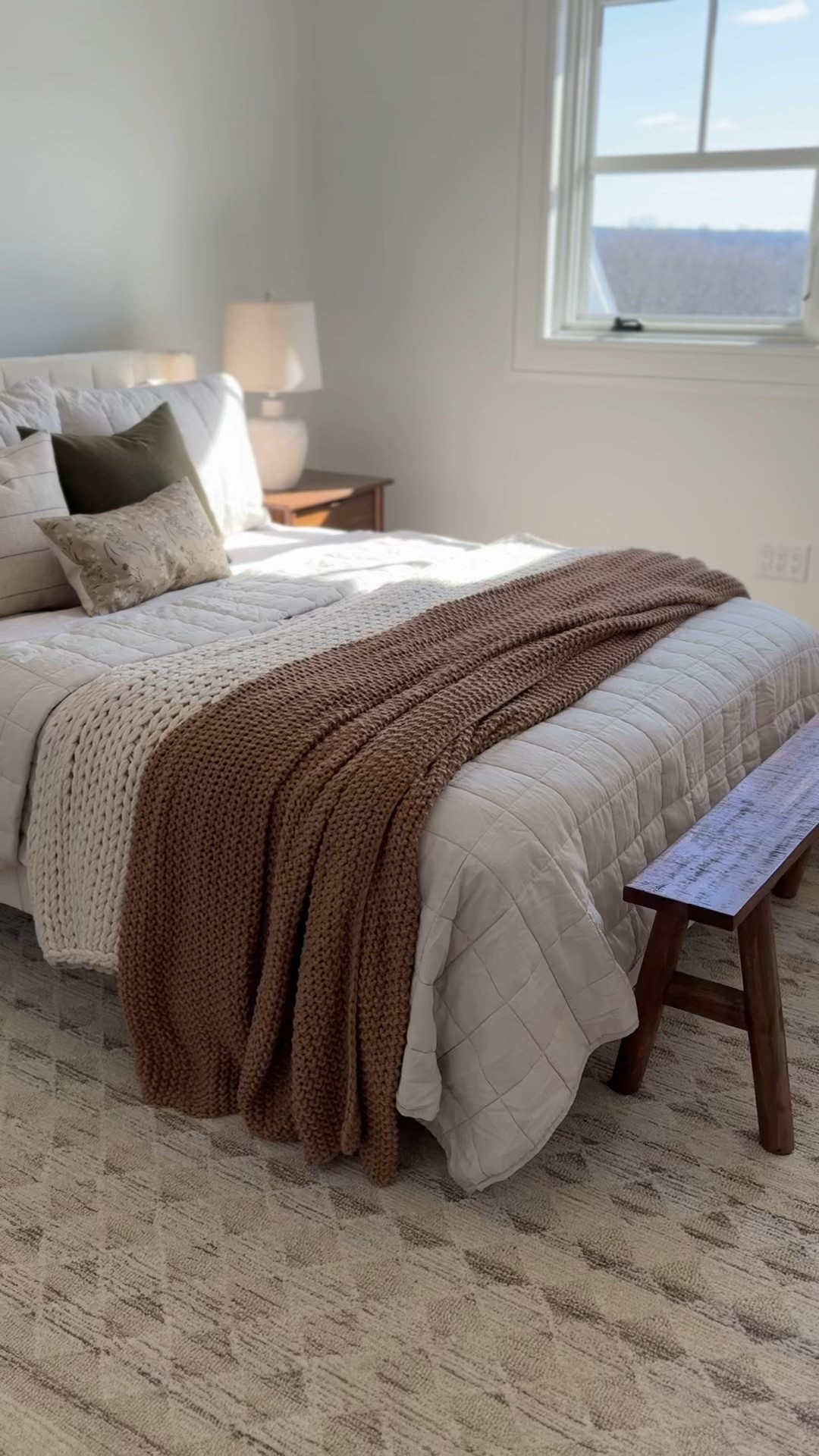 Cozy neutral bedroom 🤎

#LTKHome #LTKSaleAlert