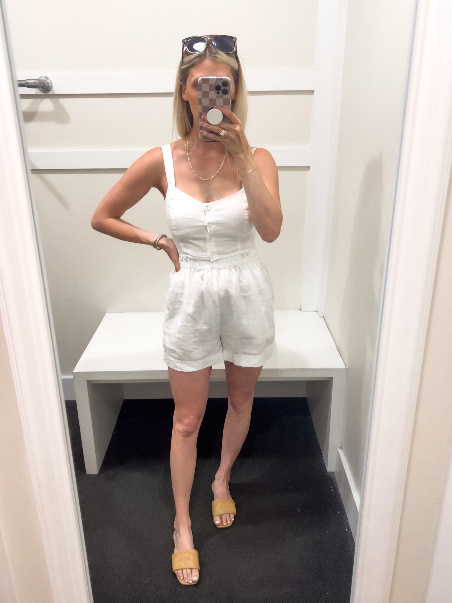 Madewell 30% off sale! Code WARMUP 

ROMPER: size 2 - go up a size if you have a bigger chest 

#LTKunder50 #LTKunder100 #LTKswim