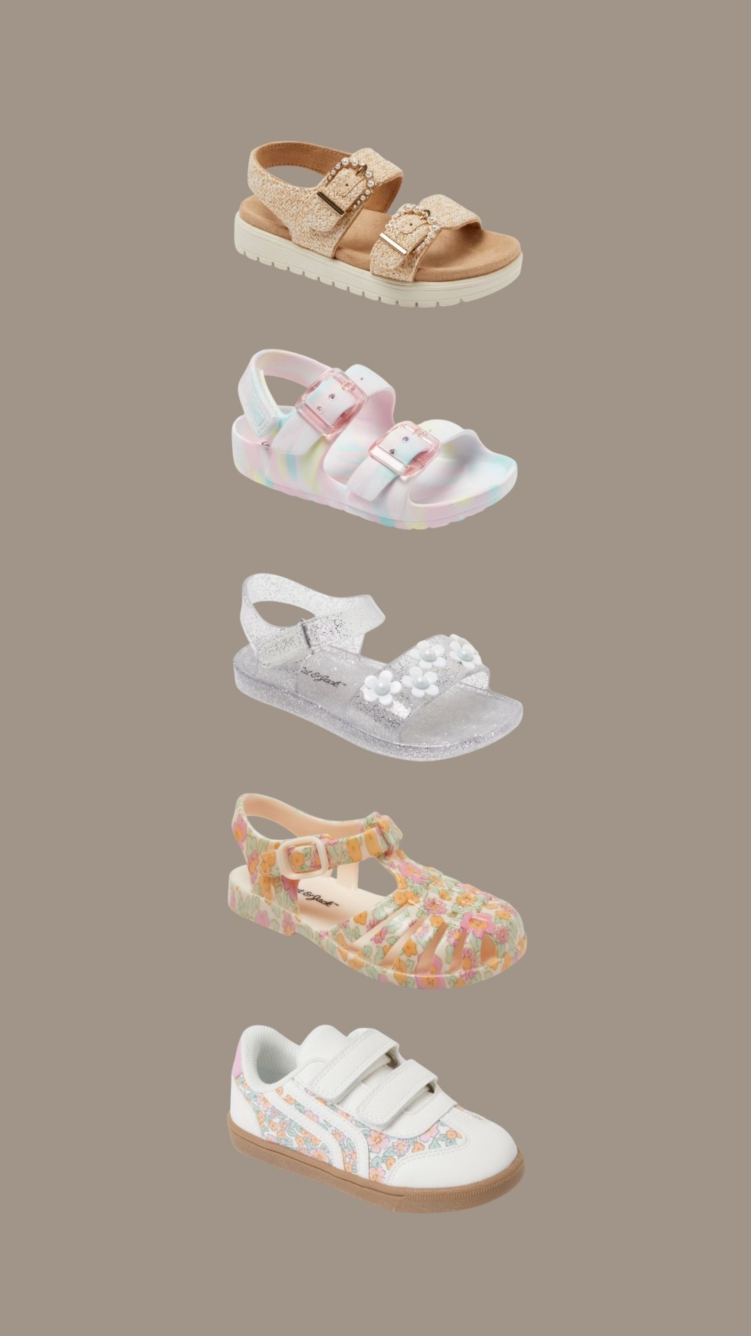 Toddler girl summer and spring shoes and sandals under $20!