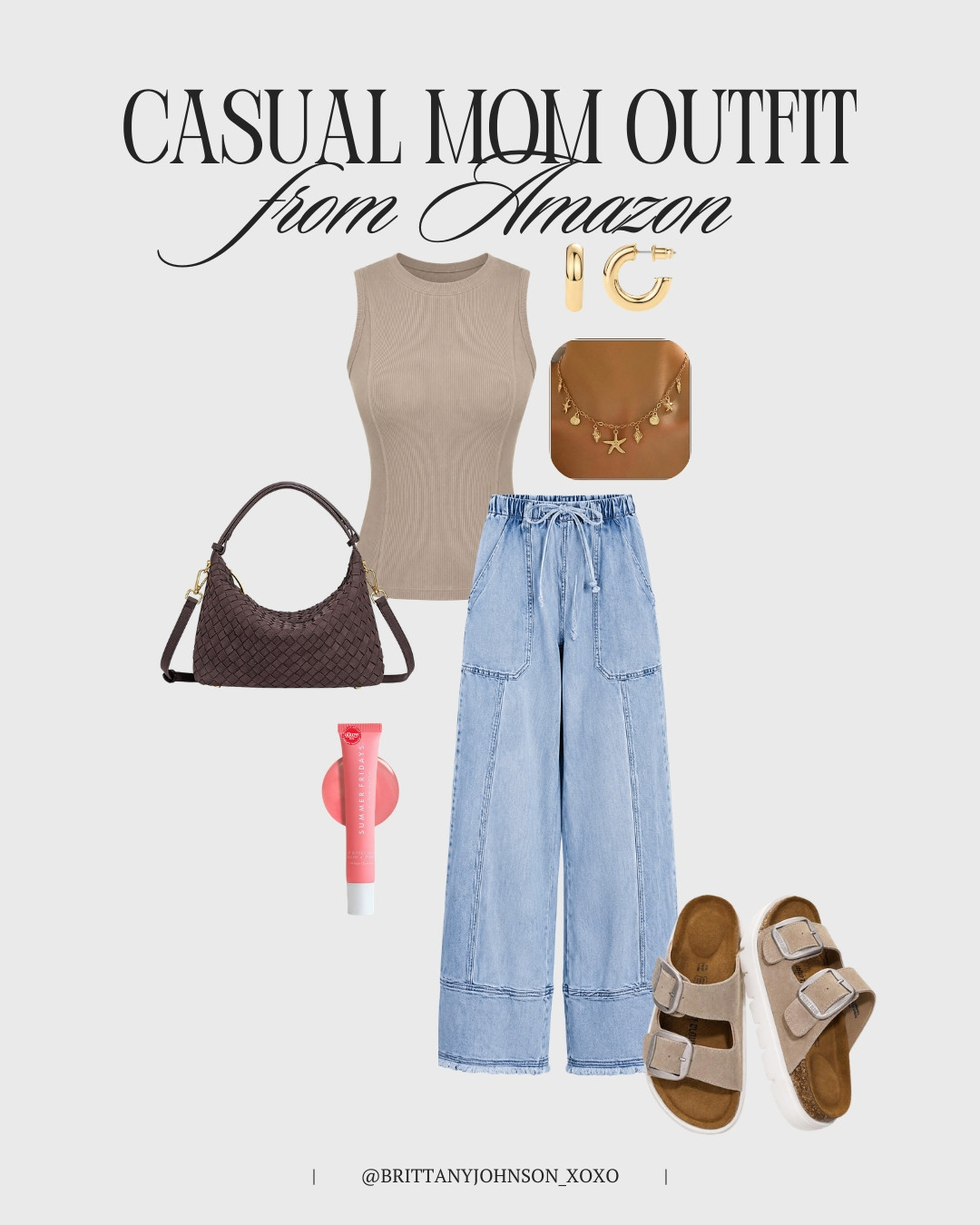 The easiest casual mom outfit for busy days!! 🤎 Comfy, cute, and easy to throw on and go! 

 #LTKootd #LTKSeasonal #LTKSaleAlert