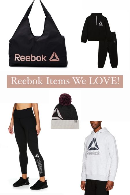 Affordable clothing for the whole family, and all by Reebok! Yes please! (Little Man LOVES his set!)

#LTKfindsunder100 #LTKfamily #LTKkids
