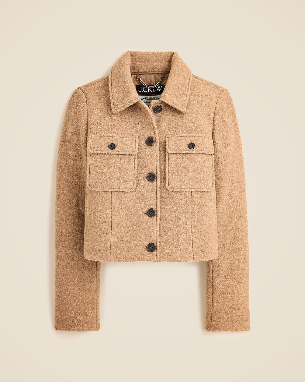 Lady jacket in Italian boiled wool | J. Crew US