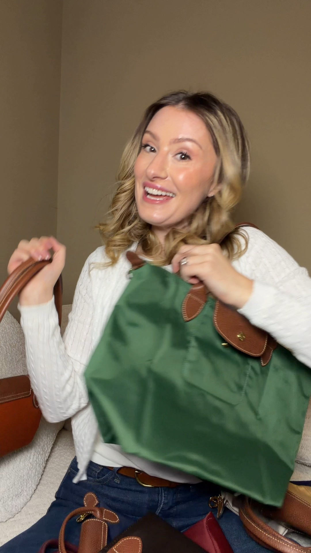 If I like it I’ll just grab it in a different color! What is your favorite Longchamp color? I think mine is British green but when I want to go neutral, I’m really digging their new cognac color and may need to grab it in that color!

Longchamp Le Pliage tote
Le Pliage original totes
Longchamp totes
Nylon bags


#LTKootd #LTKWorkwear