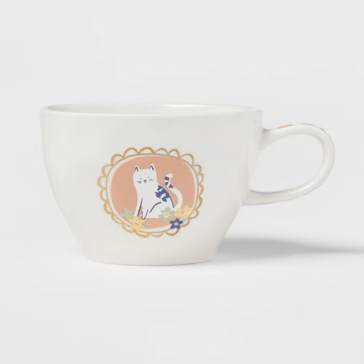 19oz 'Cat Mom' Latte Mug White - Threshold™ | Target