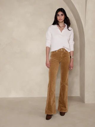 The Relaxed Flare Corduroy Pant | Banana Republic (US)