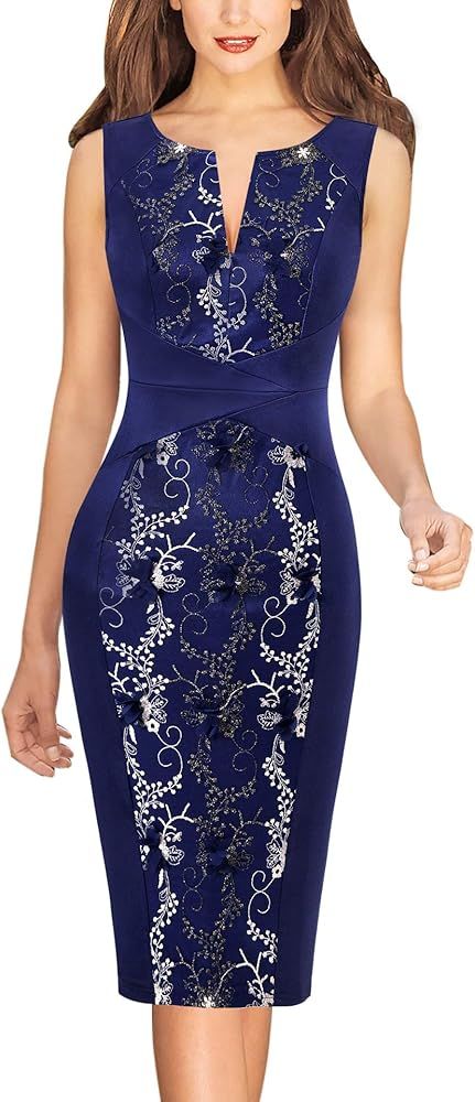 Blue Satin+floral Embroidery | Amazon (US)