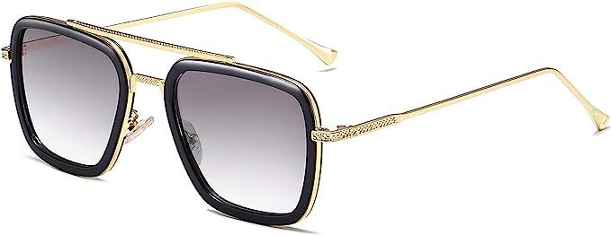 SOJOS Polarized Sunglasses for Men Women Retro Aviator Square Goggle Classic Alloy Frame HERO SJ1... | Amazon (CA)