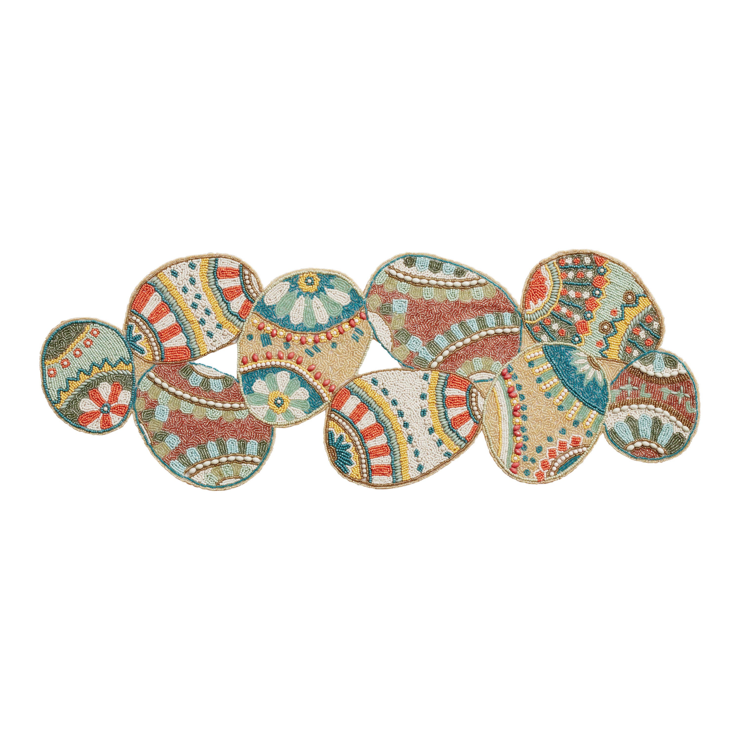 Pastel Easter Egg Beaded Table Runner - World Market | World Market