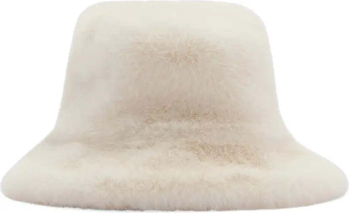 MANGO Faux Fur Bucket Hat | Nordstrom | Nordstrom