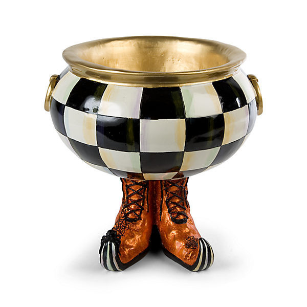 MacKenzie-Childs Courtly Check Cauldron | MacKenzie-Childs