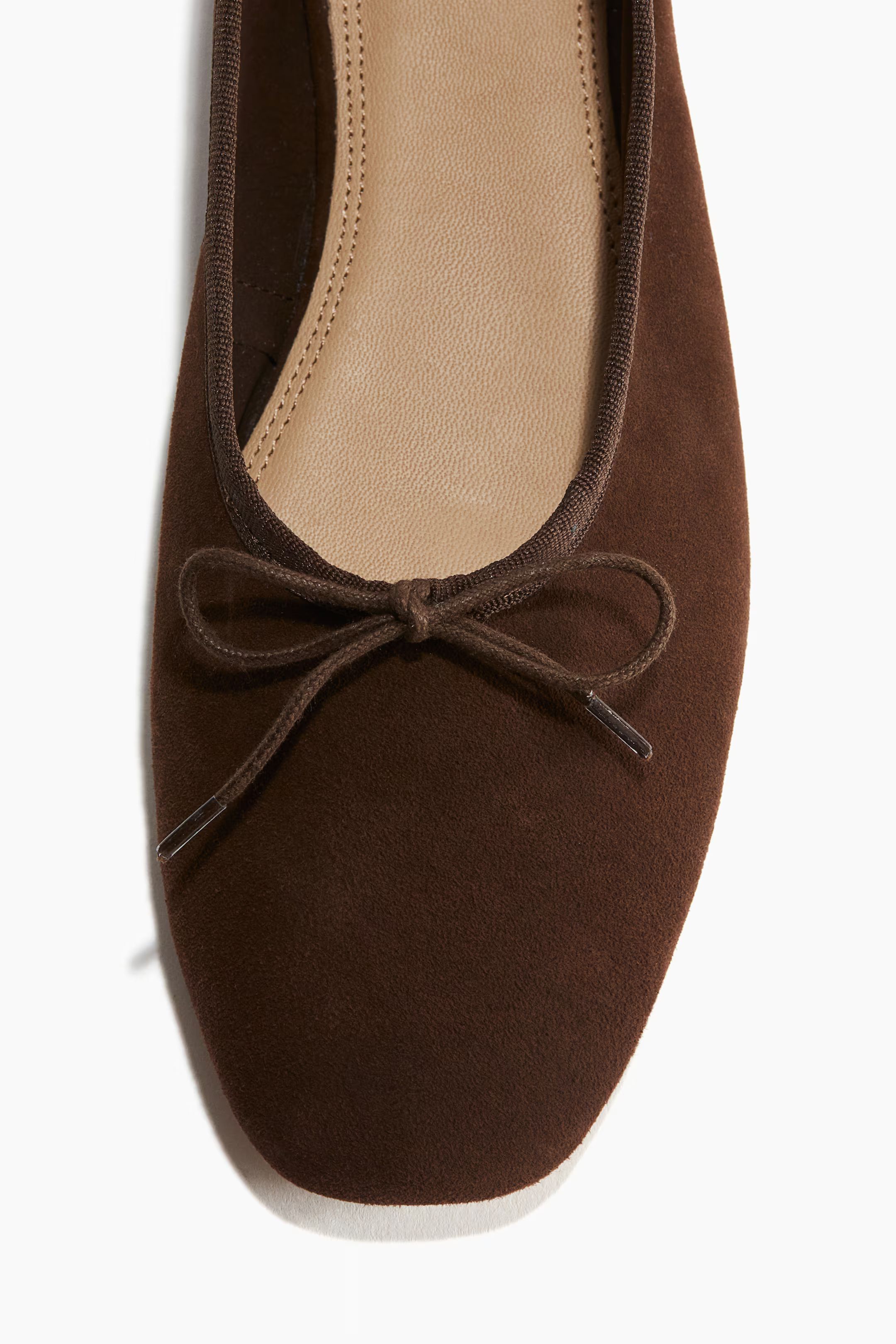 Leather Ballet Flats | H&M (US + CA)