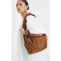 River Island Suede Twist Shoulder - Brown | Very (UK)