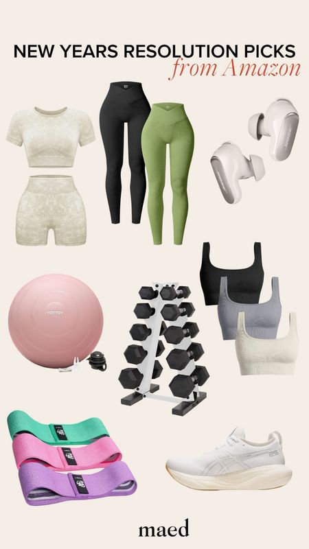 Workout finds, new year new you, workout gear, exercise finds, Amazon fitness, workout wear, lulu dupes 

#LTKmidsize #LTKfitness #LTKhome