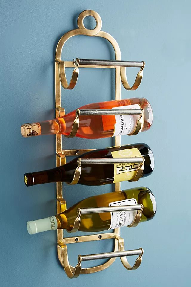 Antique Brass Wine Rack | Anthropologie (US)