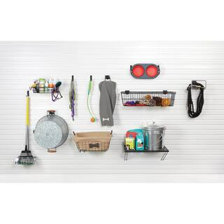 Husky 15 in. Basket for Garage Slat Wall and Track Systems 90246HWSB - The Home Depot | The Home Depot