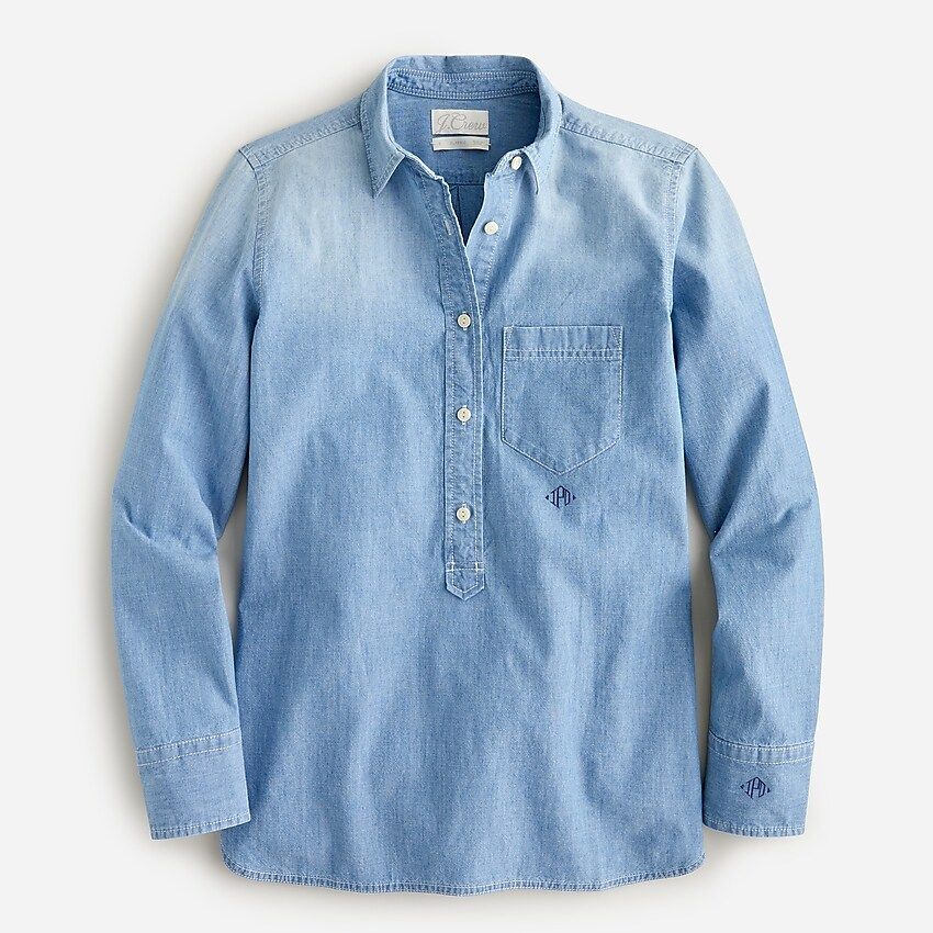 Classic-fit chambray popover | J.Crew US