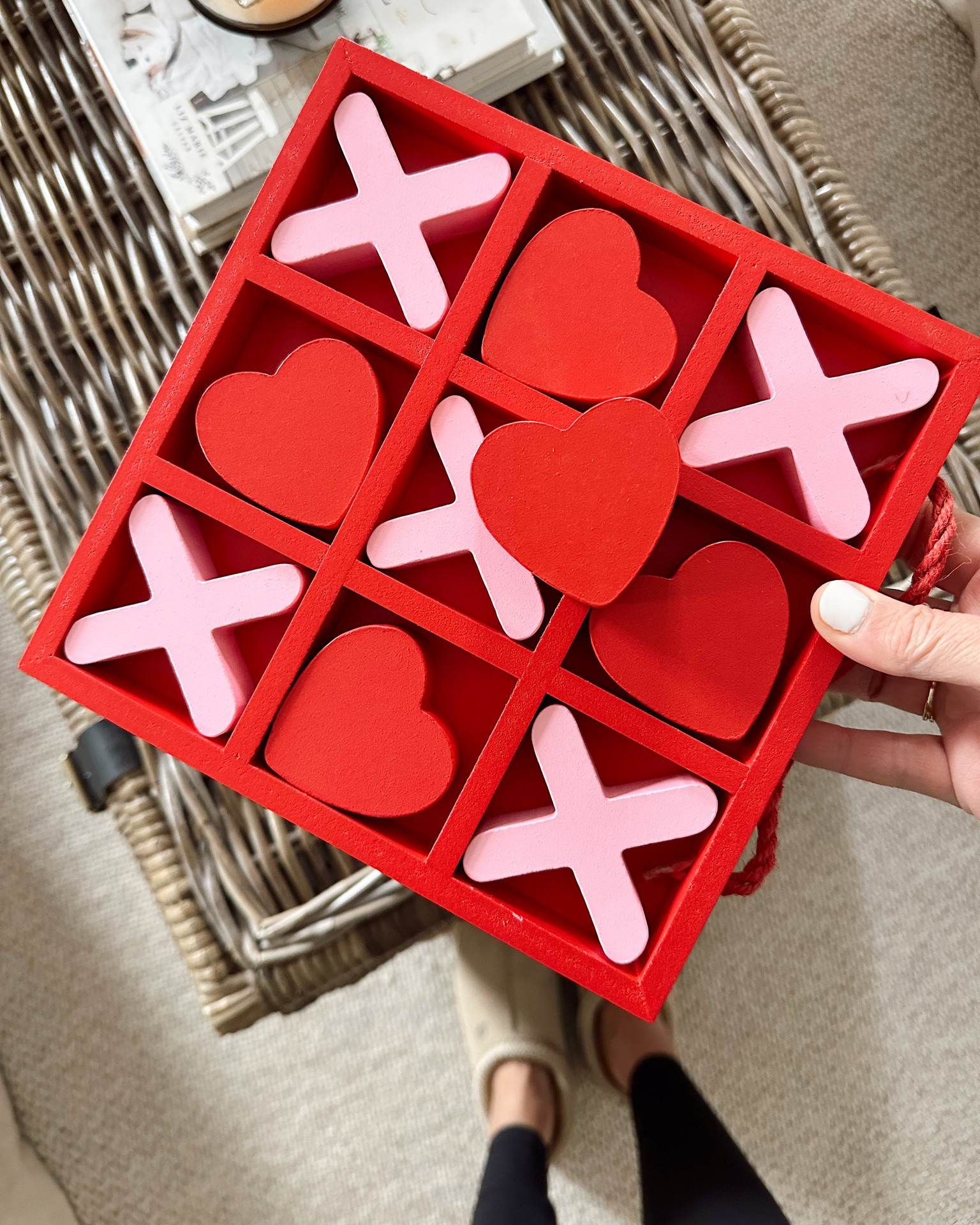 Valentine’s Day fun with this cute under $7 tic tac toe board! Walmart find 

#LTKSeasonal #LTKhome #LTKfamily