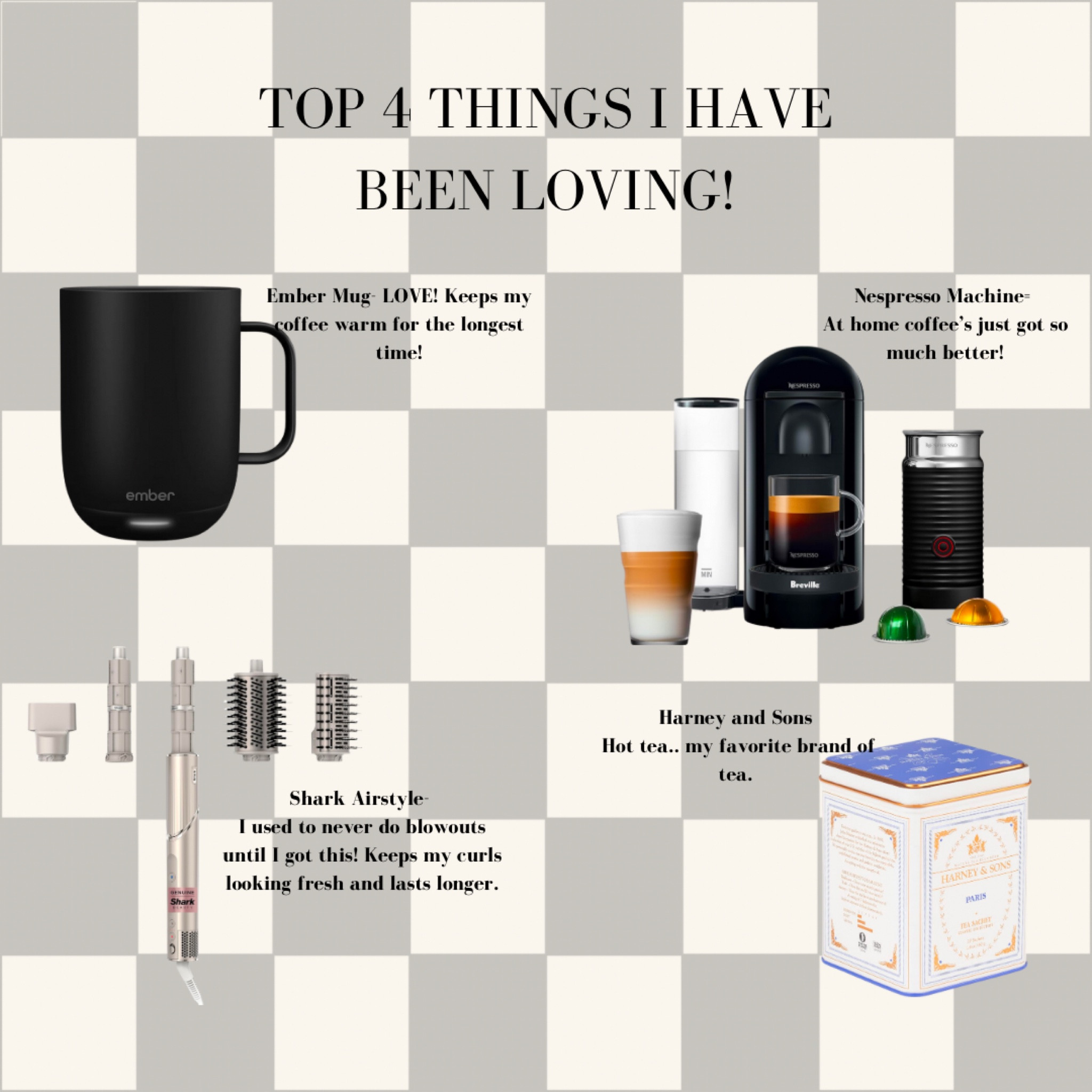 Top 4 things I have been loving! 

#LTKStyleTip #LTKBeauty #LTKGiftGuide
