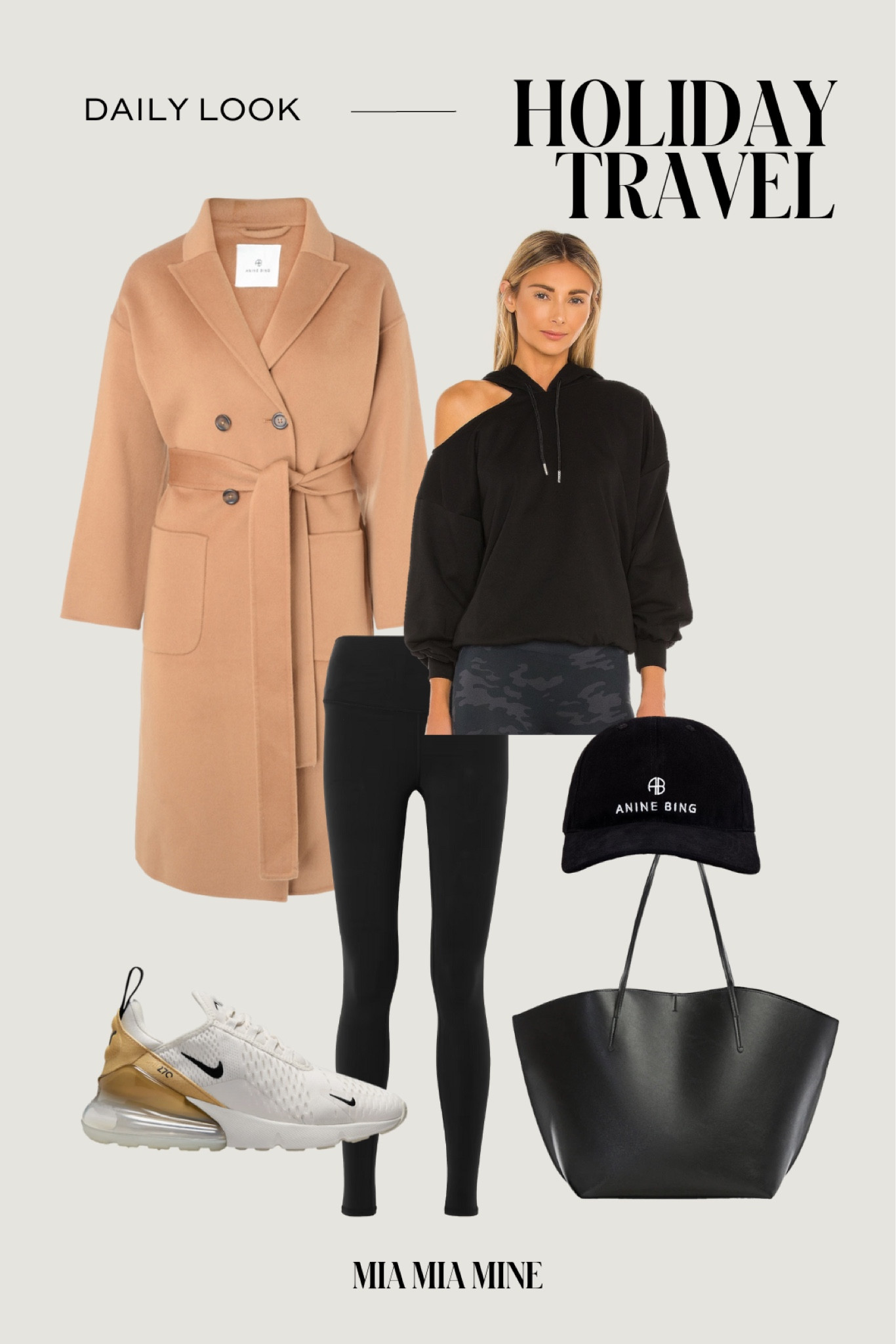 Holiday travel outfit / casual weekend outfit 
Camel coat from Nordstrom
Superdown cutout hoodie
Alo leggings
Nike air max 270 sneakers on sale 



#LTKSeasonal #LTKfindsunder100 #LTKsalealert